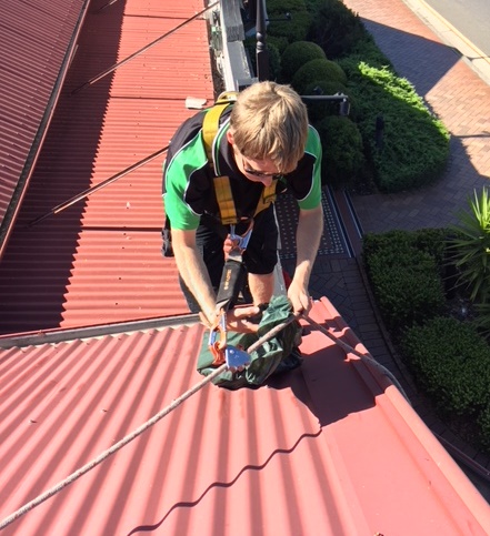 Sydney Anchor points on a metal roof