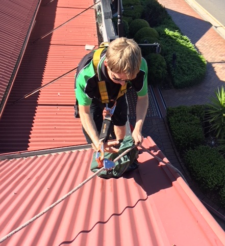 Sydney Anchor points on a metal roof