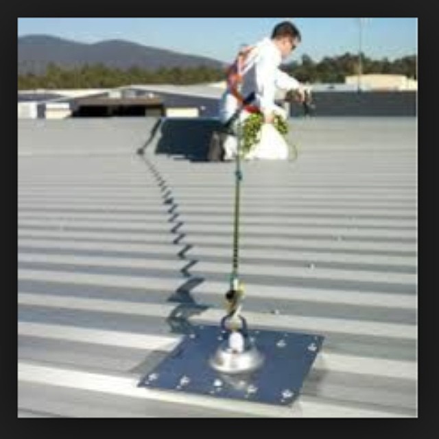 Sydney Anchor Points have the latest in anchor points with a unique energy absorbing feature for greater safety.  #anchorpoints #safetysystems #roofsafety